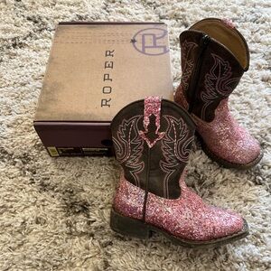 Roper toddler glitter Aztec boots toddler 8